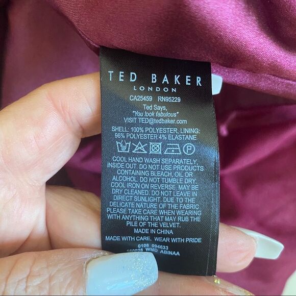 NEW Ted Baker Abinaa one shoulder midi dress XXL - Picture 12 of 16